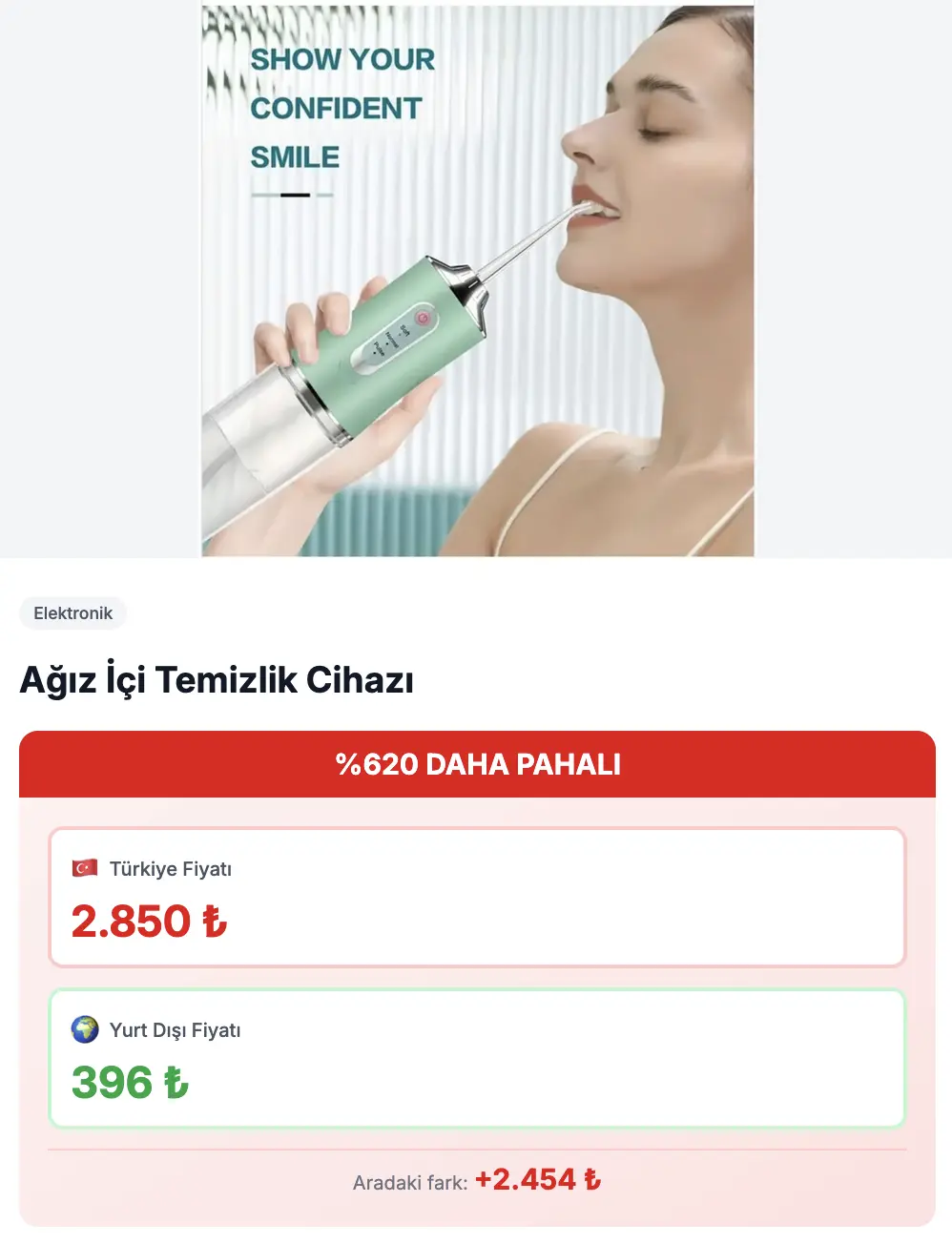 ALIŞVERİŞ FİYAT FARKI 1