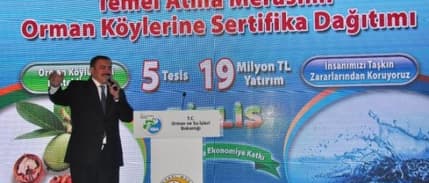 Bakan Eroğlu, Bitlis'te 5 projenin toplu açılışını yaptı