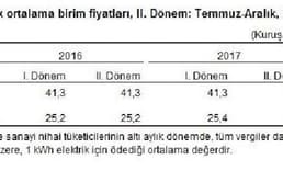 Konutlarda 1 Kwh Elektrik Için Ortalama 41.3 Kuruş Ödendi