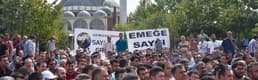 Konya'da kayıt dışı çalışan sayacılardan iş bırakma eylemi