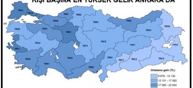 Kullanılabilir kişi başına yıllık gelir 20 bin liranın altında kaldı