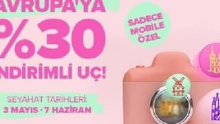 Pegasus Havayolları’Ndan Avrupa Hatlarına Özel Indirim