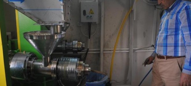 Yüksekova'da, Konteynerde Aspir Yağı Üretim Fabrikası Kuruldu