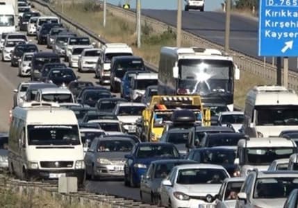 43 kentin kilit noktası Kırıkkale'den geçen araç sayısı nüfusu 5’e katladı