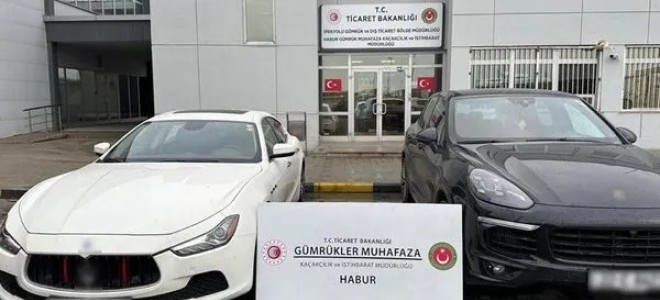 445 milyon lira değerindeki kaçak 49 otomobil yakalandı