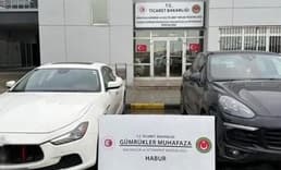 445 milyon lira değerindeki kaçak 49 otomobil yakalandı
