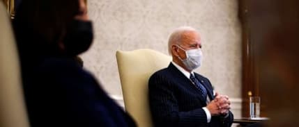 ABD Başkanı Joe Biden iş insanlarıyla ekonomik kurtarma paketini görüştü