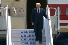 ABD Başkanı Trump’ın uçağı Ankara’ya indi