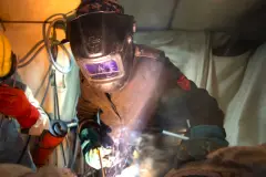 Akkuyu NGS'de boru hattı kaynağı başladı
