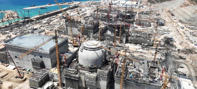 Akkuyu Nükleer Santrali’nde ilk reaktörün yüzde 99’u tamamlandı