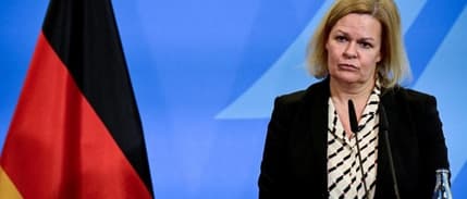 Almanya İçişleri Bakanı Faeser: Ülkeye kabul edilecek mülteciler için üst sınır getirilmesi kabul edilemez