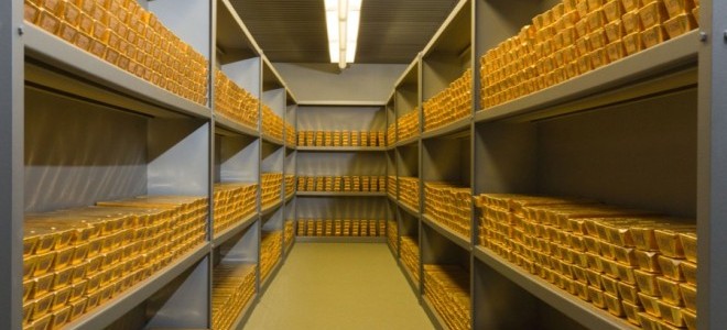 Altın Cinsinden Rezerv Varlıkları Ocak'ta Yükseldi