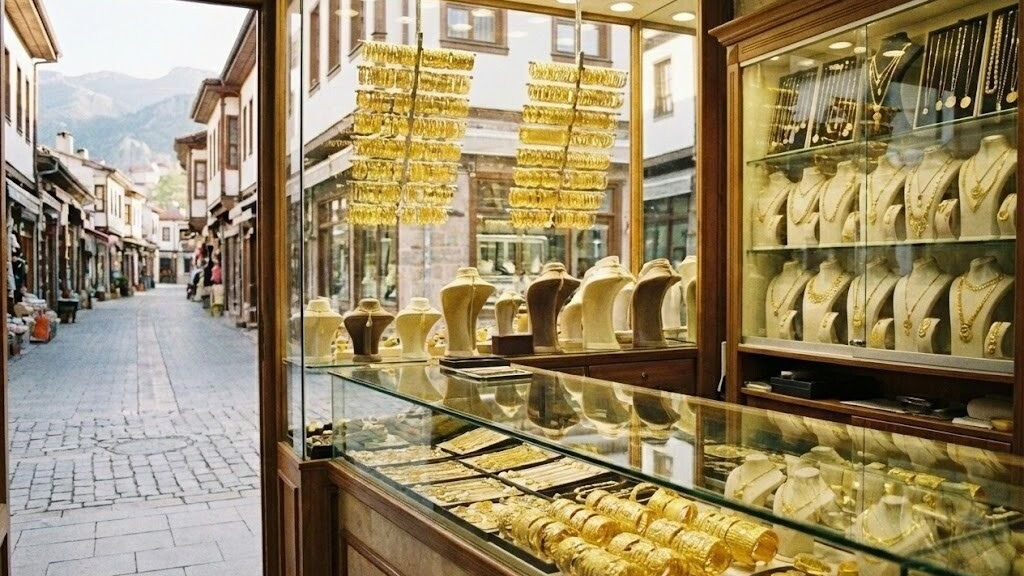 Altın fiyatları düştü kuyumcu çarşıları doldu