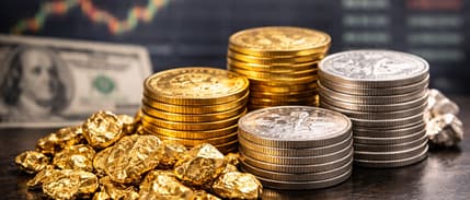 Altın ve gümüş kayıp serisinin ardından yükseldi