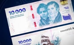 Arjantin'de 10 bin peso tedavüle girdi