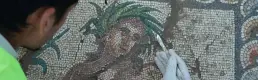 Aspendos'ta Roma Dönemi'ne ait nadir mozaik bulundu