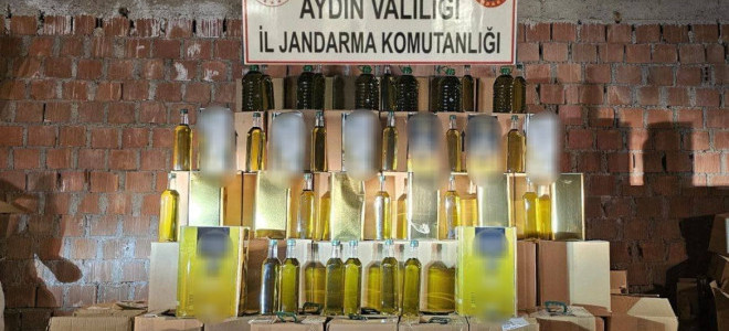 Aydın'da 3.4 milyon TL'lik sahte zeytinyağı ve bal operasyonu