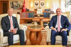 Bakan Ersoy, ABD Büyükelçisi Barrack’ı kabul etti