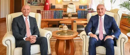 Bakan Ersoy, ABD Büyükelçisi Barrack’ı kabul etti