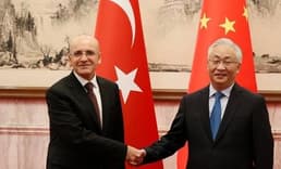 Bakan Şimşek, Çin Maliye Bakanı Lan Fo'an ile görüştü