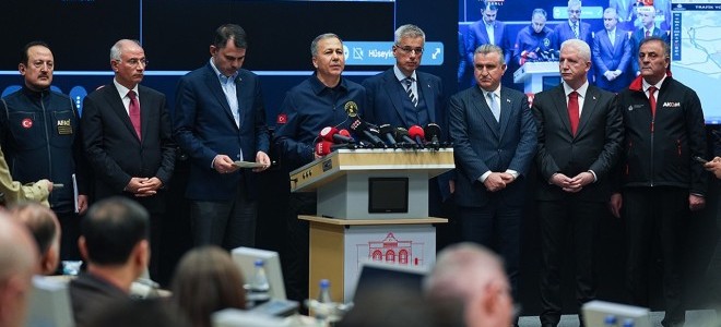 Bakanlardan İstanbul depremine ilişkin ortak açıklama