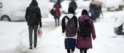 Bazı il ve ilçelerde okullar tatil edildi (25 Aralık kar tatili olan yerler)