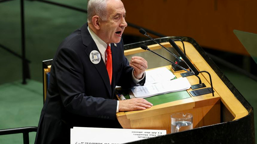 Boş salona konuşan Netanyahu'dan Erdoğan'a ağır suçlamalar
