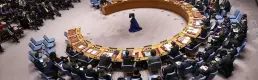 BM'de Fransa konuşurken ABD heyeti salonu terk etti