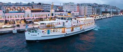 Boğaziçi'nden esinlenilerek inşa edilen İş Vapur açıldı