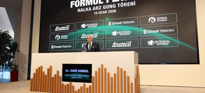 Borsa İstanbul'da gong Formül Plastik için çaldı