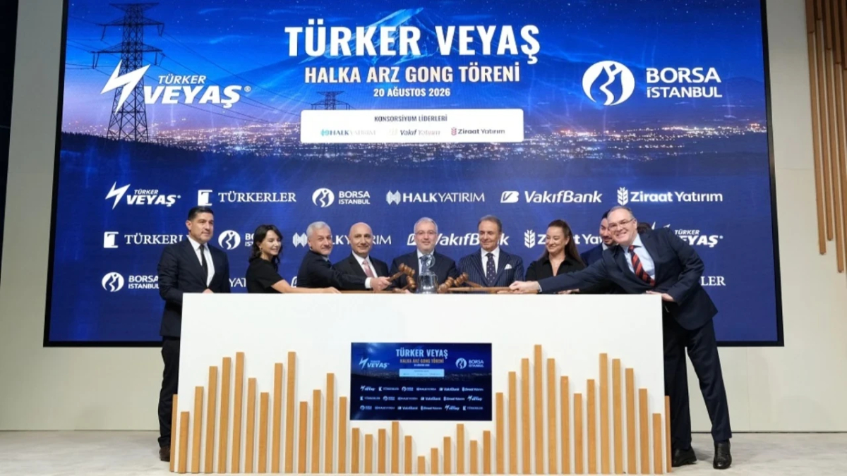 Borsada gong Türker VEYAŞ için çaldı