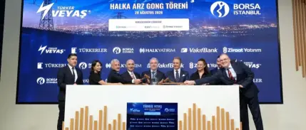 Borsada gong Türker VEYAŞ için çaldı