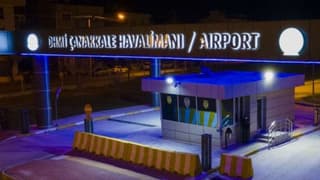 Çanakkale Havalimanı’nda yangın sebebiyle uçuşlar durduruldu