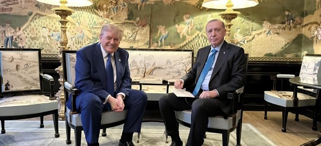 Cumhurbaşkanı Erdoğan, ABD Başkanı Trump ile bir araya geldi