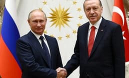 Cumhurbaşkanı Erdoğan Astana'da Putin'le bir araya geldi