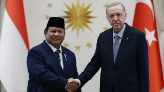 Cumhurbaşkanı Erdoğan, Endonezya Cumhurbaşkanı Subianto ile görüştü