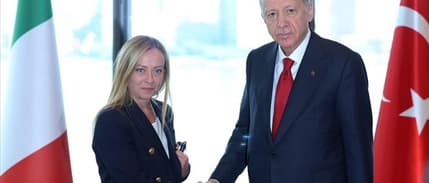 Cumhurbaşkanı Erdoğan, İtalya Başbakanı Meloni ile görüştü