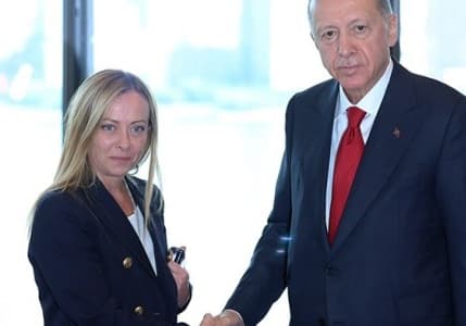 Cumhurbaşkanı Erdoğan, İtalya Başbakanı Meloni ile görüştü