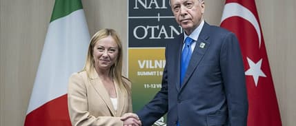 Cumhurbaşkanı Erdoğan, İtalya Başbakanı Meloni ile görüştü