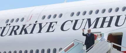 Cumhurbaşkanı Erdoğan, Körfez turunun son durağı olan BAE'ye gitti