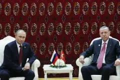 Cumhurbaşkanı Erdoğan, Putin ile Kırgızistan’da bir araya geldi