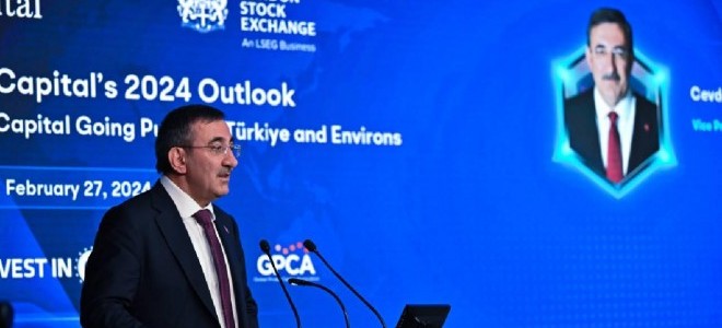 Cumhurbaşkanı Yardımcısı Yılmaz, İngiltere'de yatırımcılarla bir araya geldi