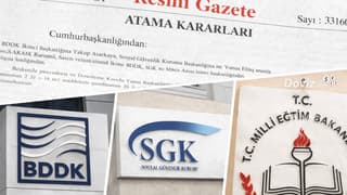 Cumhurbaşkanlığı kararıyla BDDK, SGK ve MEB'de üst düzey atamalar yapıldı