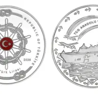 Darphane, TCG Anadolu için hatıra parası bastı