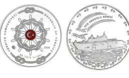 Darphane, TCG Anadolu için hatıra parası bastı