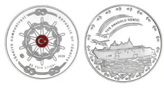 Darphane, TCG Anadolu için hatıra parası bastı