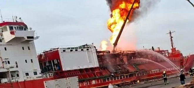 Denizcilik Genel Müdürlüğünden Ukrayna'da isabet alan Türk bayraklı gemiye ilişkin açıklama