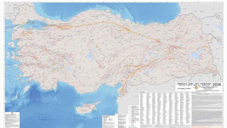 Deprem haritası 13 yıl sonra güncellendi: 215 diri fay listeye eklendi