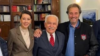 Doğu Perinçek Elon Musk’ın babası Errol Musk ile bir araya geldi