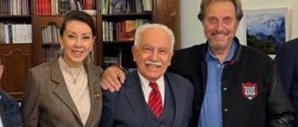 Doğu Perinçek Elon Musk’ın babası Errol Musk ile bir araya geldi